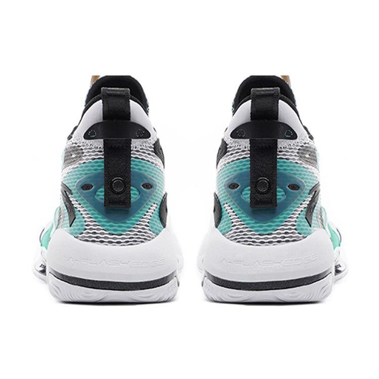 Anta Shock The Game 5 Crazy Tide Men Sneakers White Green Black 112131601-1