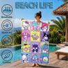 1PC Magical Cat Beach Towel for Adults/Family ,Beach Towel, Ultra Absorbent Quick-Drying Pool Towels for Travel, Swimming, Camping Gift