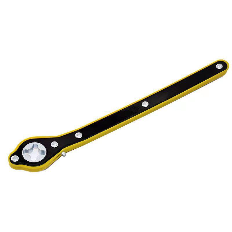 

360° Rotating Knob Design Auto Labor Saving Jack Ratchet Wrench - Perfect for Motorcycle, Car, SUV & Other Vehicle Tire Wheels!