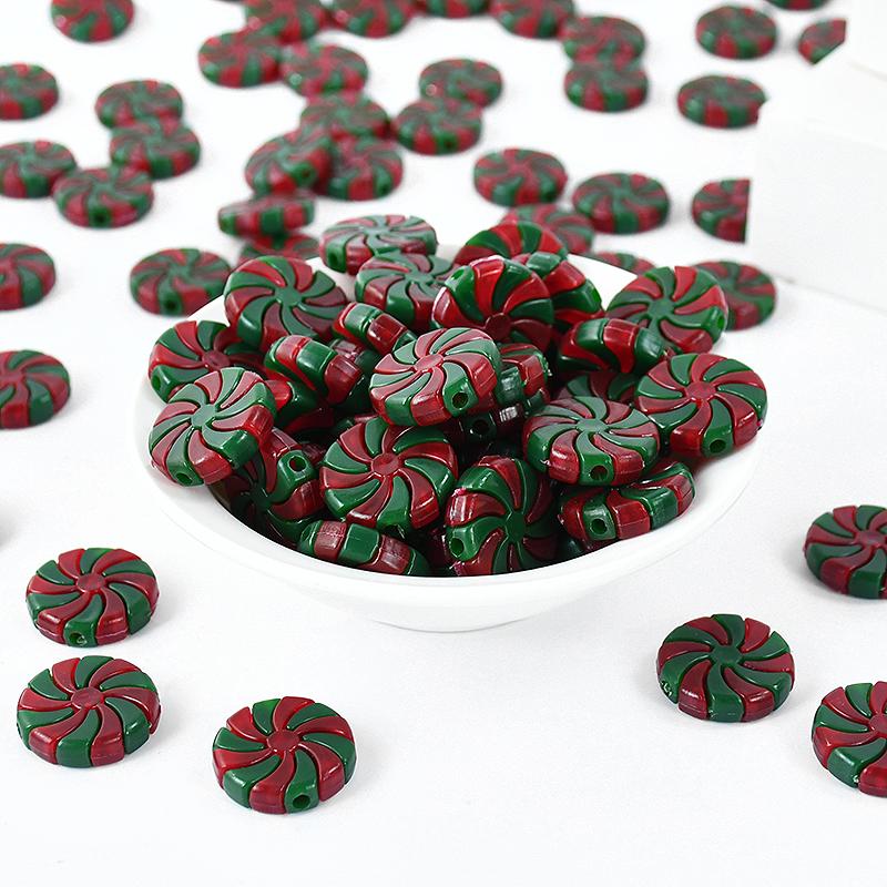10 Stück Rot Weiß Zuckerstange Weihnachten Acryl Ornament DIY Weihnachtsbaum Hängeanhänger 2024 Weihnachtsdekoration für Zuhause Neujahrsgeschenke