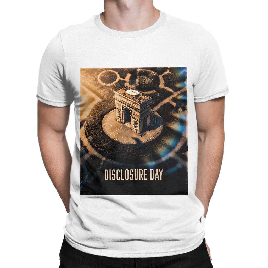 Disclosure Day Art Poster Funny 100 Cotton TShirt Disclosure Day Tees Tops For Unisex