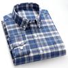New In Shirt Plus Size 7XL Long-sleeve Shirts for Men 100%cotton Oxford Slim Fit Formal Plain Shirt Fashion Korean Plaid Clothes