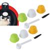 6pcs Leak Proof Design Reusable Coffee Filter Cup With Brush Spoon Set Coffee Capsule Kit  Home Use