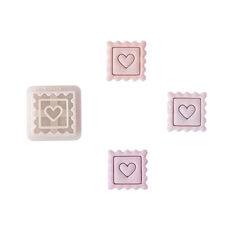 Heart Clay Cutters Clay Jewelry Cutters Valentine's Day Clay Earring Cutters DIY Earrings Accessories for Jewelry Making