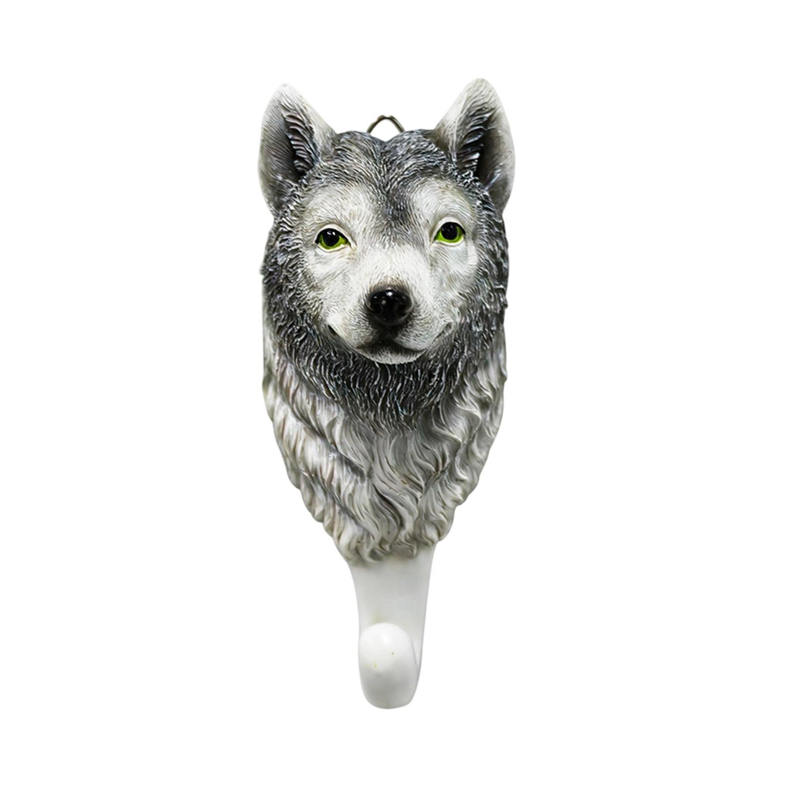 

Hooked Resin Wall Decoration, Rustic Entrance Key Hanging Rack, Elegant Wall Decoration One Size