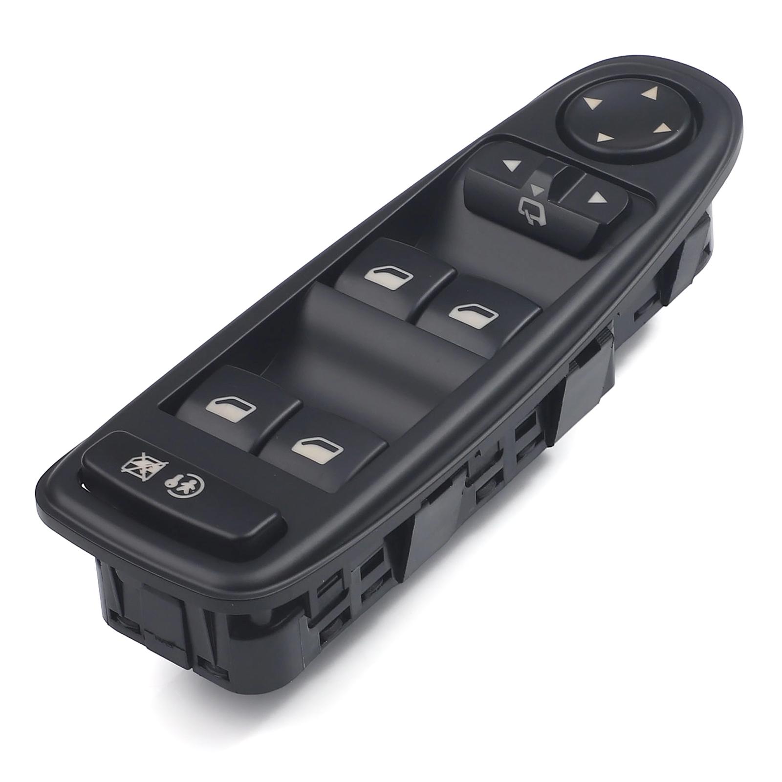 

96639383ZD 6554YH Electric Power Window Master Mirror Control Switch Button For Citroen C4 Grand Picasso 2007-2014 ABS Plastic
