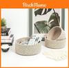 Modern Minimalist Storage Basket With Cotton Rope Woven Design For Home Organization And Office Use