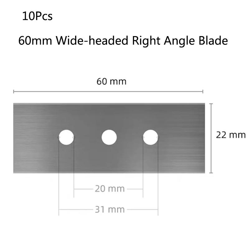 10pcs Aquarium Algae Remover Scraper Blade Metal Replacement Blades Fish Tank Aquatic Water Plant Grass Cleaning Tools