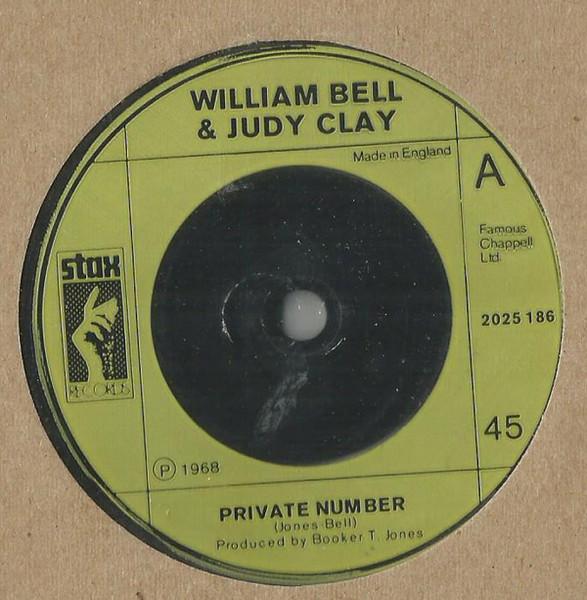 

7-дюймовая пластинка WILLIAM BELL JUDY CLAY BOOKER T Private Number Mrs. Робинсон I 2025186 Stax 1973 Великобритания Соул/Фанк Б/у