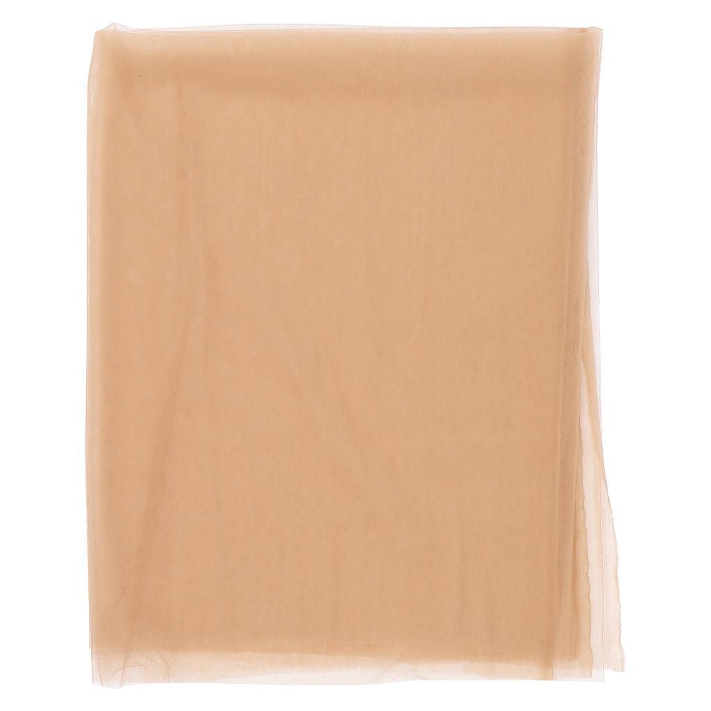 1x1,5 m Hautfarbe Spitze Netz Spitze Perücke Gefälschte Bart Spitze Verschluss Machen Versorgung Zubehör