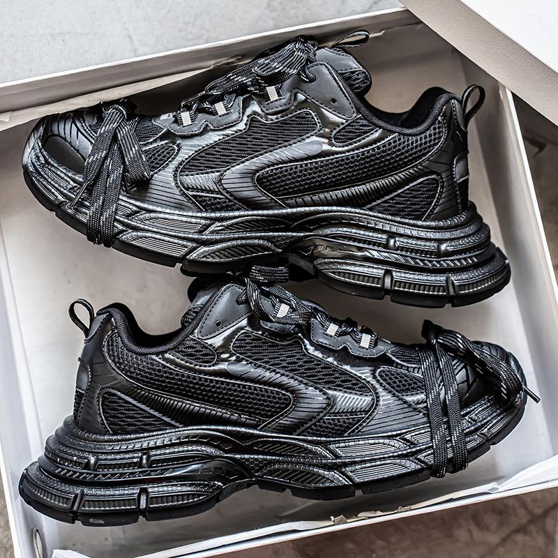 Darth Vader Men's Shoes 2025 New Summer Mesh Breathable High-end Men's Casual Sports Platform Dad Trendy Shoes