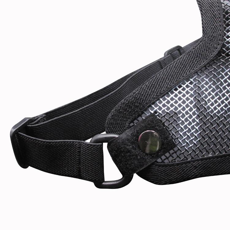 Call of Duty Skull Outdoor Half-Face Steel Mesh Protective Mask