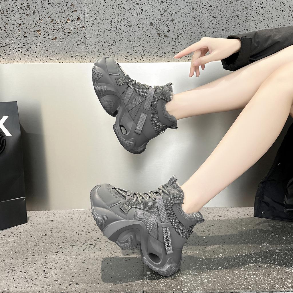 Dad shoes women's autumn and winter breathable versatile dad shoes student sports and leisure shoes