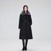 Women’s Long Fur Lapel Windproof Thicken Warm Winter Jacket