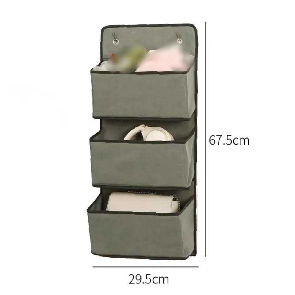 1PC Space Saving Foldable Hanging Storage System Door Mounted Organizer for Shoes Toys Books Miscellaneous Items