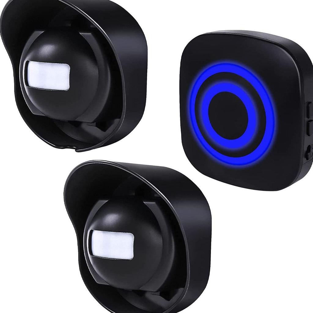 Wireless Waterproof Infrared Sensor Doorbell with Elderly Pager and FCC-ID Certified Home Driveway Alarm