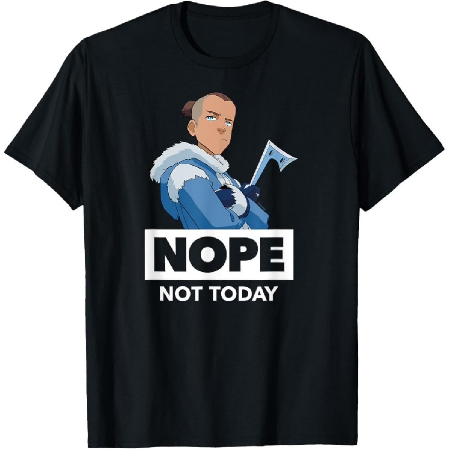 

Avatar The Last Airbender - Sokka Nope Not Today T-Shirt XXXXXL чорний