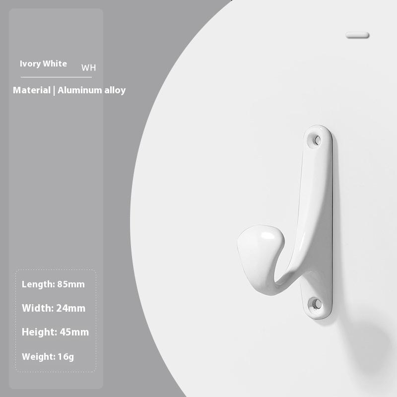 Moderne Noordse Lichte Luxe Aluminiumlegering Nieuwe Ophanghaak Badkamer Kledingkast Deur Kleding en Garderobe Wandhanger Wand Hangi