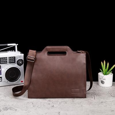 Męska torba biznesowa casualowa retro, aktówka, torba na laptopa, męska torba na ramię, przenośna torba kurierska