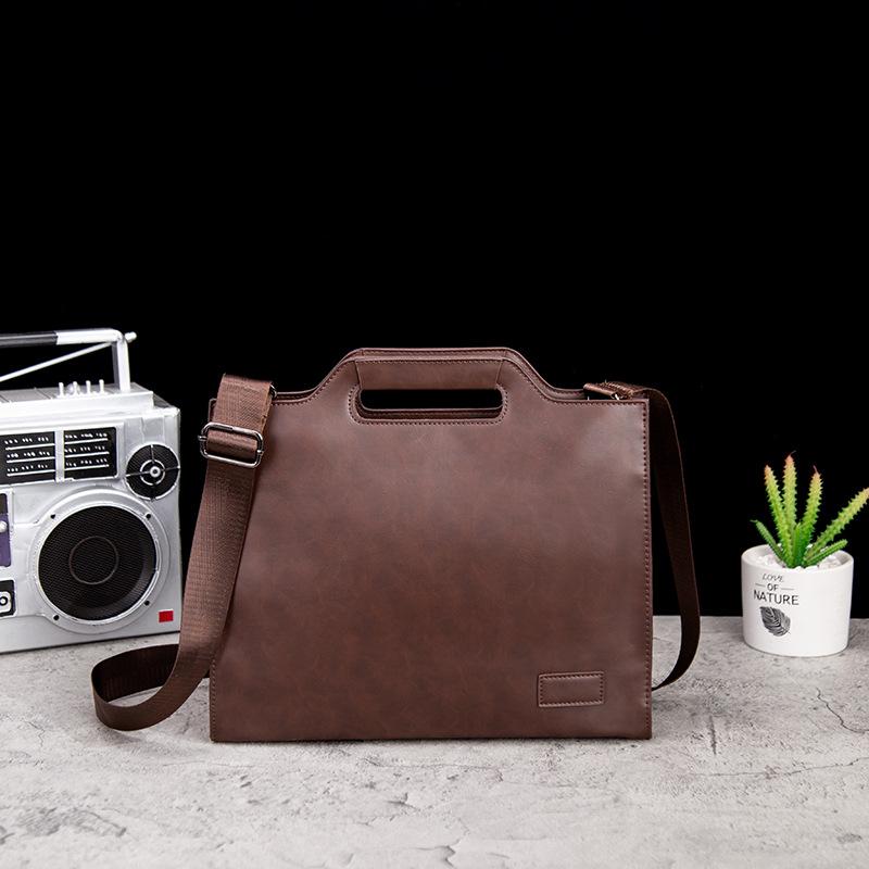 

Мужская деловая повседневная сумка в стиле ретро, ​​портфель, сумка для ноутбука, мужская сумка через плечо, портативная сумка-мессенджер 34cm*6cm*27cm