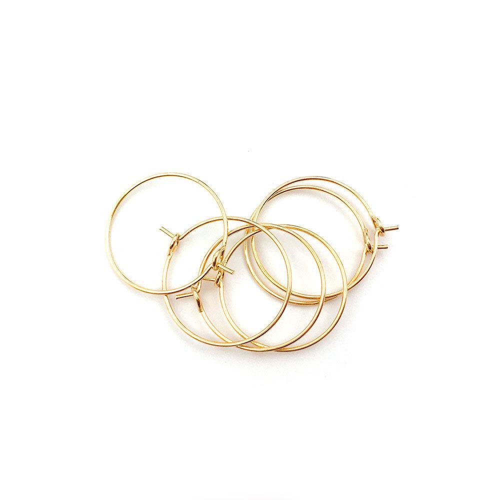 1 Diy Jewelry Accessory Can Wear Bead Nine-Character Earrings, Small Circle 9-Character Small Earrings Accessories Multi-Specification And Multi-Color