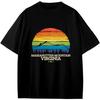 Vintage Massanutten Mountain Virginia Anime Cartoon Geschenk Mädchen Jungen Teenager T-Shirt