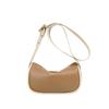Cowhide Contrasting Color Simple Commuter Versatile Shoulder Bag Wide Shoulder Strap Messenger Bag