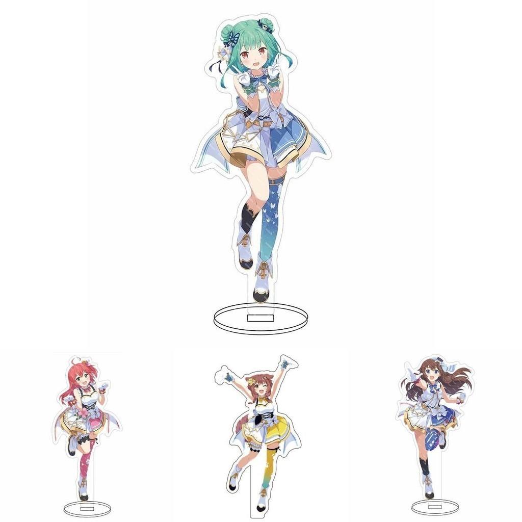 Hololive Vtuber Acrylic Stand Adorable Desktop Decor Featuring Fubuki Okayu Ayame Subaru Matsuri