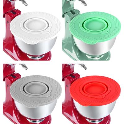 Silikónové veko na miešaciu misu Odolné proti striekajúcej vode Veko na misu stolného mixéra pre 4,5-5QT stolné mixéry s naklápacou hlavou Kuchynský doplnok