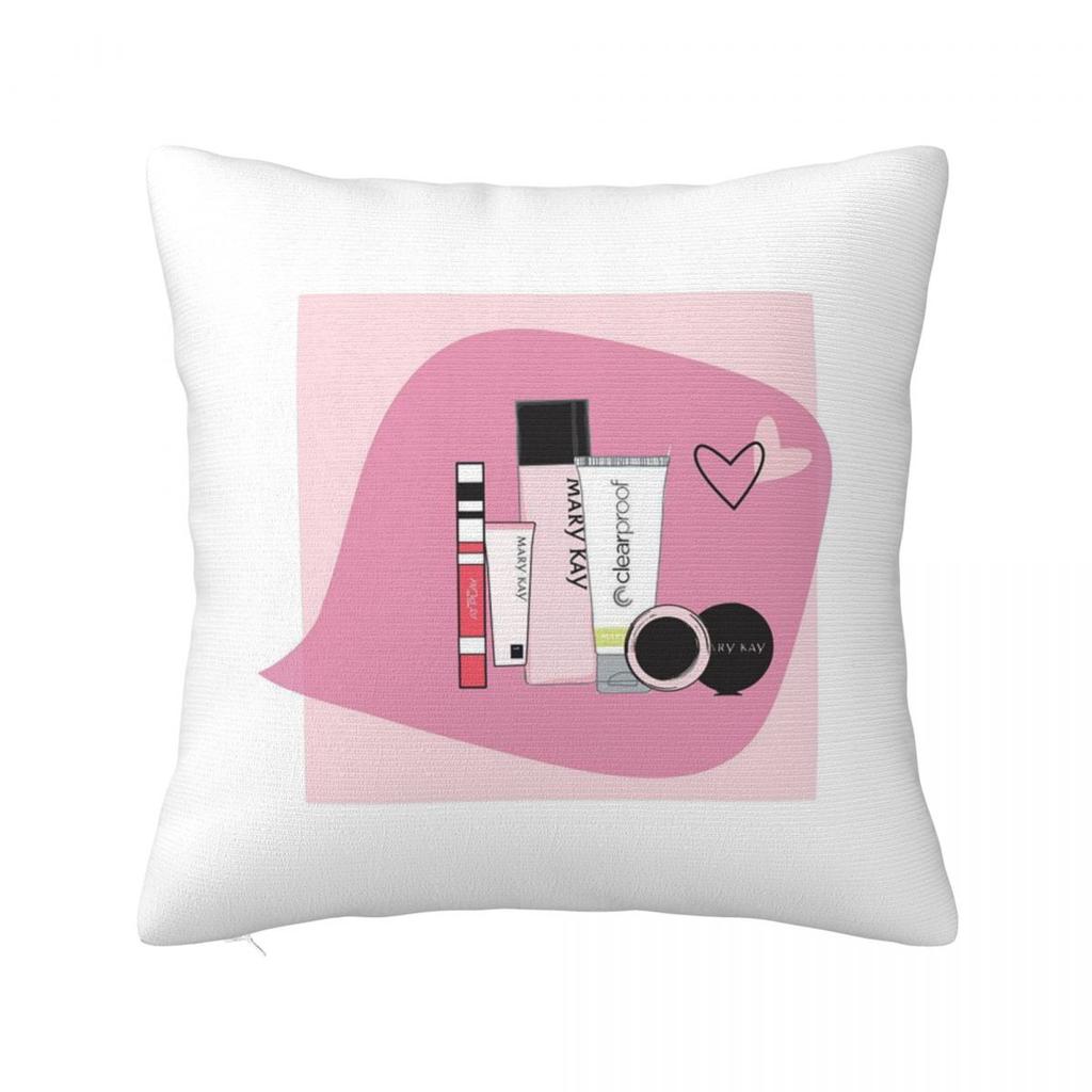 Mary Kay Square Pillowcase Cushion Cover Pillow Case Throw Pillow Cover for Home Bedroom Car