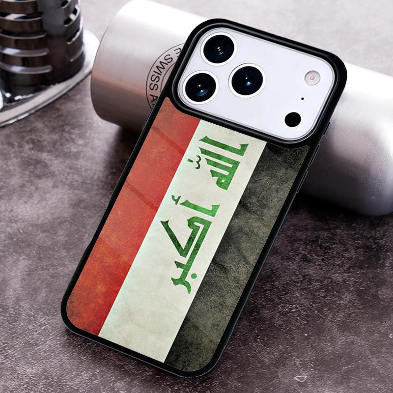 Iraq Flag Phone Case for iPhone 17 16 15 Pro Max Air 14 13 12 11 Plus Shockproof Cover