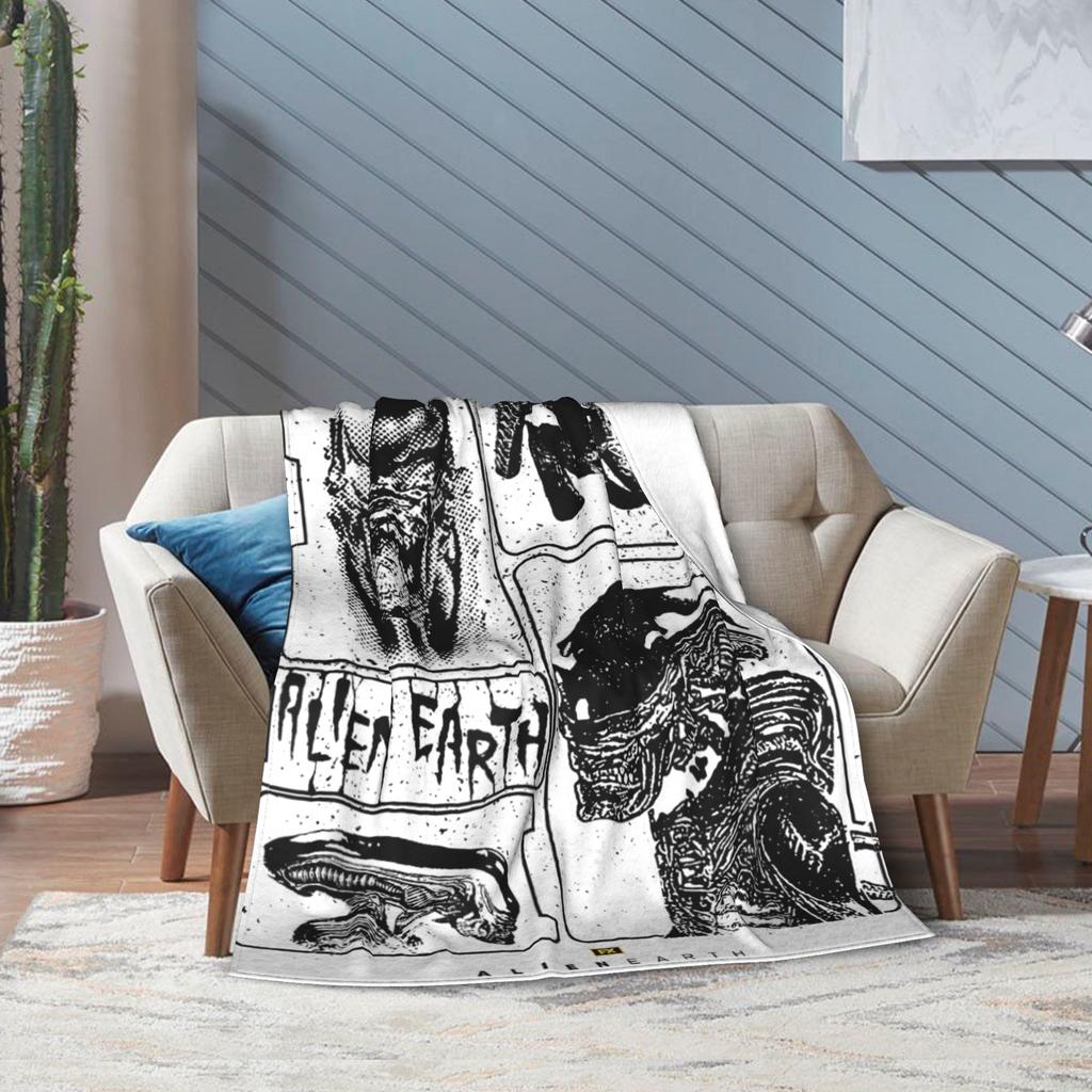 Aliens Earth Xenomorph XX121 Multi Pose Blanket Cover Flannel Soft Throw Blanket for Bedspread Quilt Multifunction