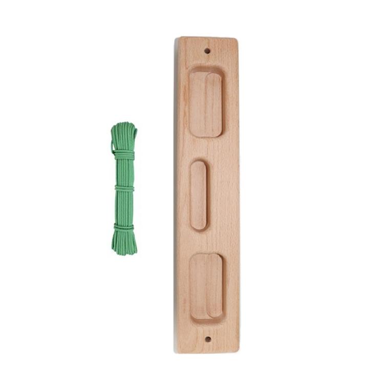 Finger Strengthening Board Compacts Wood Climbing Board Portables Fingerboard for Strengthening Exercises