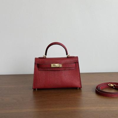 Kazilan 19cm Kelli mini kabelka s vzorem ještěrky, do práce, módní, ležérní, jednoduchá, přes rameno, crossbody taška, dámská taška