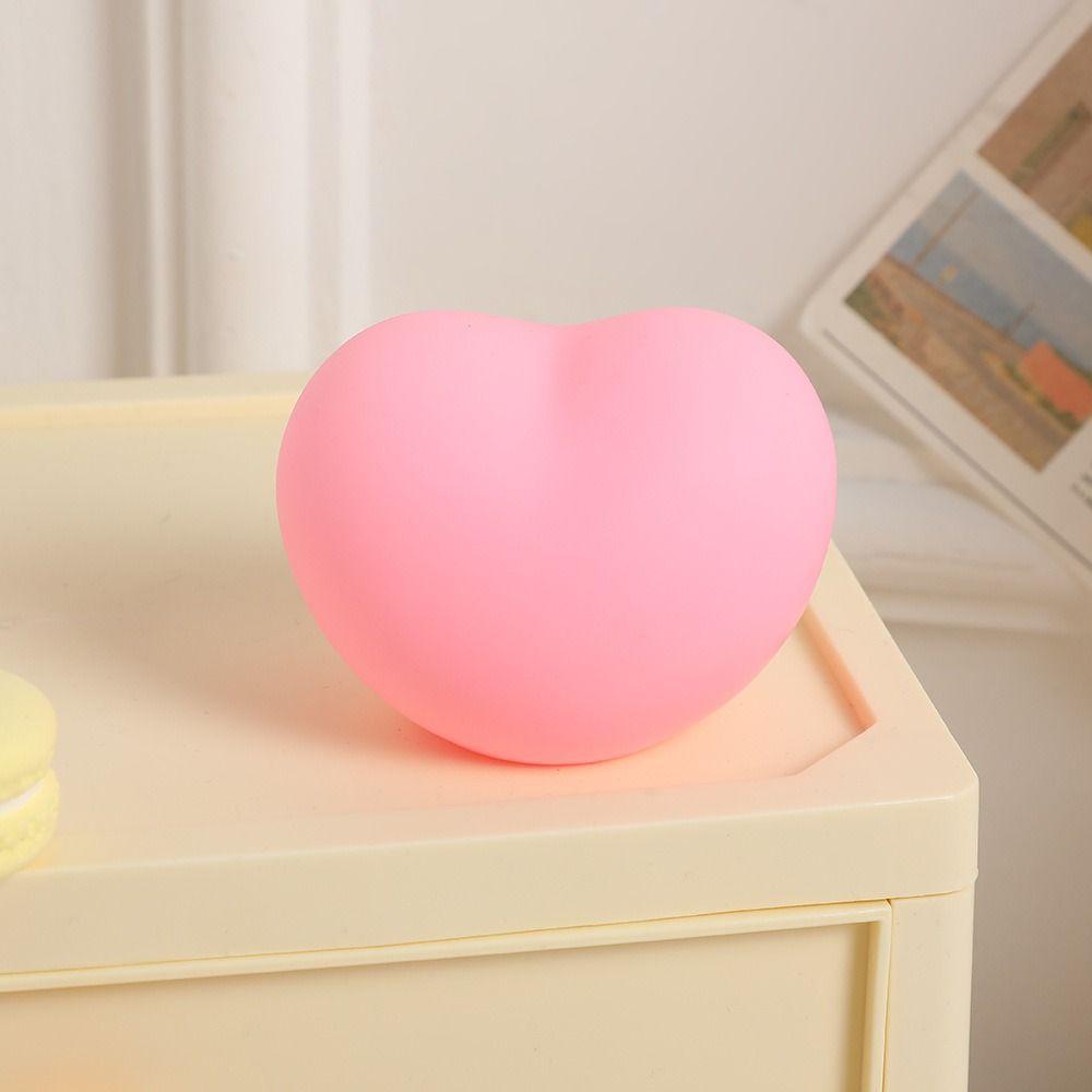 LED Light Source Heart-Shaped Night Light Red Pink Color 3D Love Heart LED Lamp  Birthday Gift