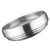 Stainless Steel Cold Noodle Round Reusable Serving Bowl For Salad Fruit Dessert Kitchen Food Supplies Mixing Noodle Bowl