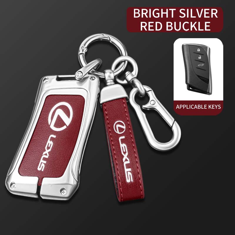 DJSZ3 Zinc Alloy Car Key Case Fob Cover Shell for Lexus UX200 UX250h ES200 ES300h ES350 US200 US260h 2018 2019 Protector Accessories