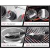 Barbecue Grill Bbq Brush Clean Tool With Deluxe Handle Stainless Steel Bristles Non-Stick Cleaning Brushes Barbecue Accessories