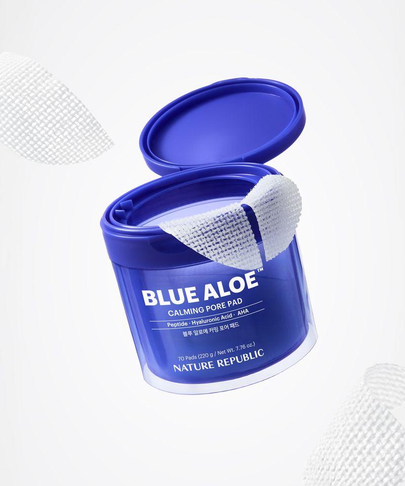 Blue Aloe Calming Pore Pads 70 Sheets/220g
