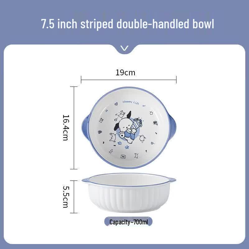 Cute Cartoon Ceramic Tableware Set