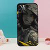 Raze Valorant Phone Case For iPhone 13 11 12 14 15 16 Pro Max Mini XR XS X Plus Back Cover Fundas