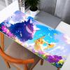 Gengar Pokemon Large Mouse Pad Anime Ghost Type Desk Mat for Gaming Office NonSlip Extended Keyboard Pad