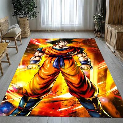 Anime D-Dragon Ball Game Cartoon Living Room Non-Slip Area Rug Soft Carpet for Bedroom Kids Playroom Sofa,Home Decor Doormat