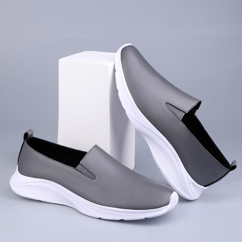 Simple Comfy Mens Loafers Real Leather Casual Shoes Fashion Men Boat Shoes Fashion Brand — фото 3