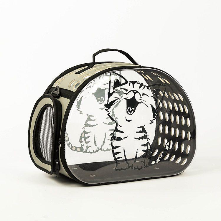 Portable Transparent Cat and Dog Backpack Carrier