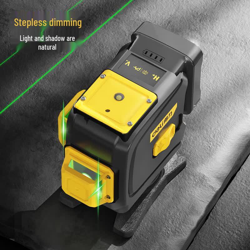 Deli High-Precision Green Laser Level (CN Version)
