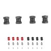 4PCS RC Wheel Hex Spacers 12mm Dia 15mm Length Hex Hub Extenssion with Metal Locking Lug Nut and Loc