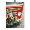 Santa Claus Christmas Tree Car Socks Gift Wall Art Canvas Painting Posters And Prints Wall Pictures For Living Room Home Decor