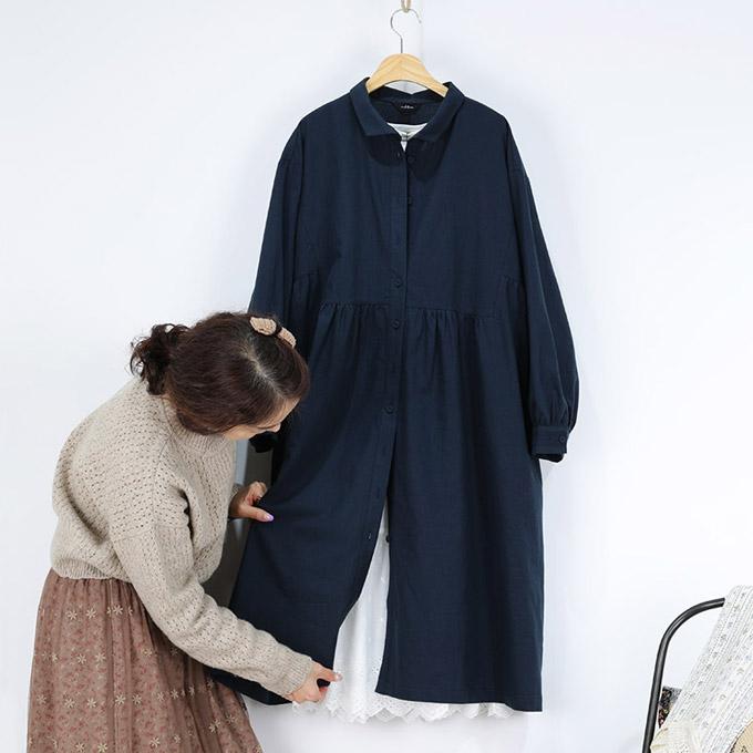 Seutailbaimiin Up-Open Long Dress