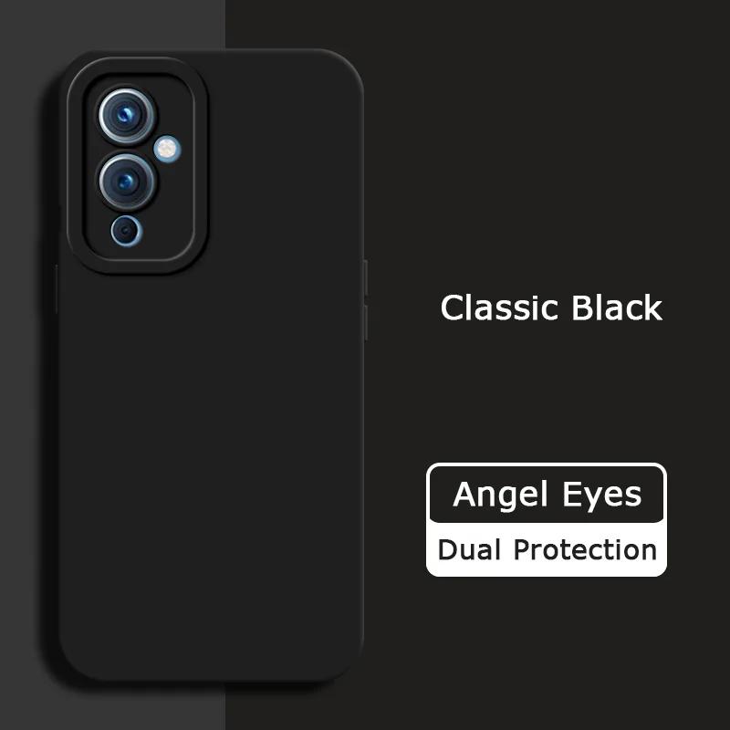 

Чехол для телефона из жидкого силикона с ангельскими глазками для OnePlus 9 Pro 9R R RT, мягкий, защитный, противоударный чехол для камеры OnePlus9 9Pro 9RT OnePlus 9